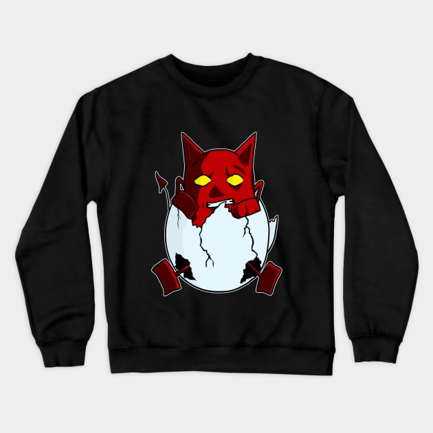 The Birth Of Evil! Crewneck Sweatshirt by VintageGrim